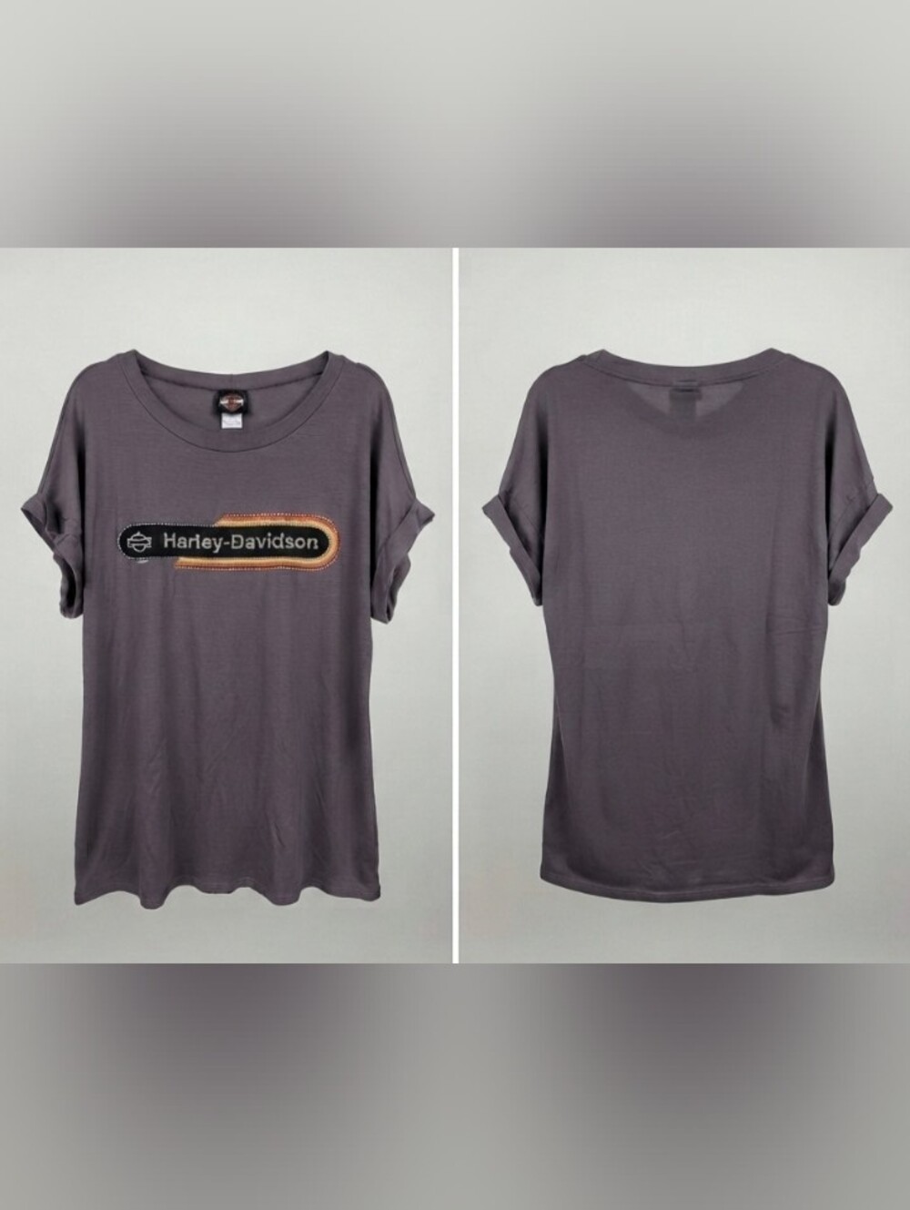 Harley Davidson Graphic Rhinestone Top 1XL